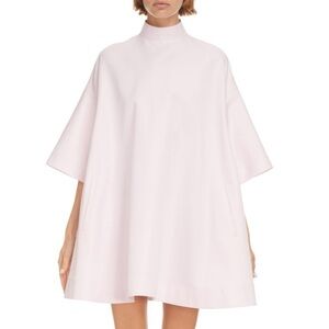 Alaia Cotton & Silk Blend Trapeze Minidress